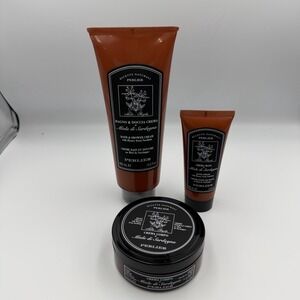 NEW Set of 3 Perlier Bagno & Doccia Lotion & Bath Cream Honey From Sardinia
